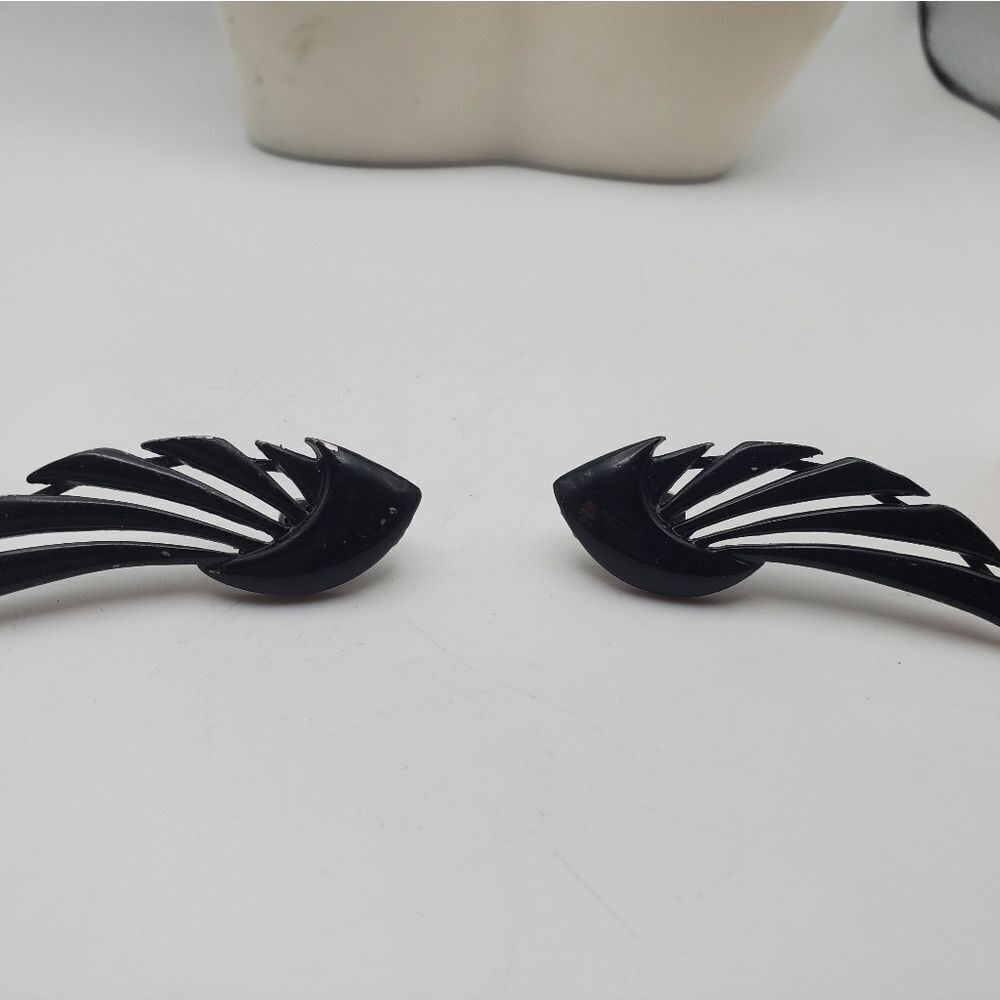 Dark angel wing earrings